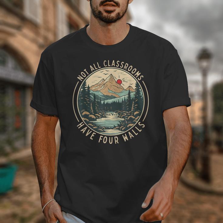 Back To School Not All Classrooms Have Four Walls Camping Unisex T-Shirt Back To School Not All Classrooms Have Four Walls Camping Unisex T-Shirt