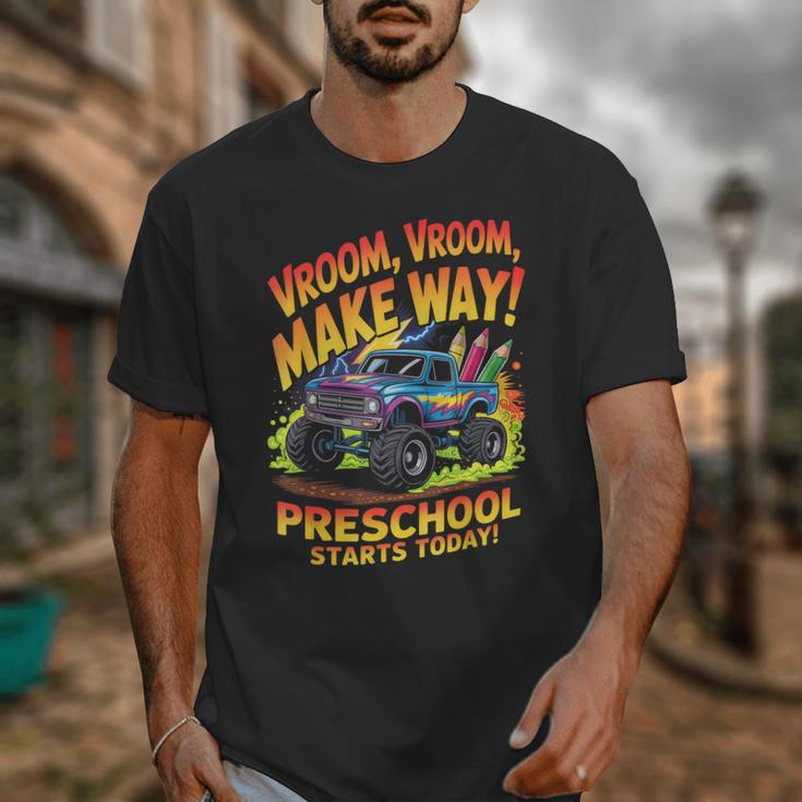 Back To School Preschool Pre-K Monster Truck First Day Boys Unisex T-Shirt