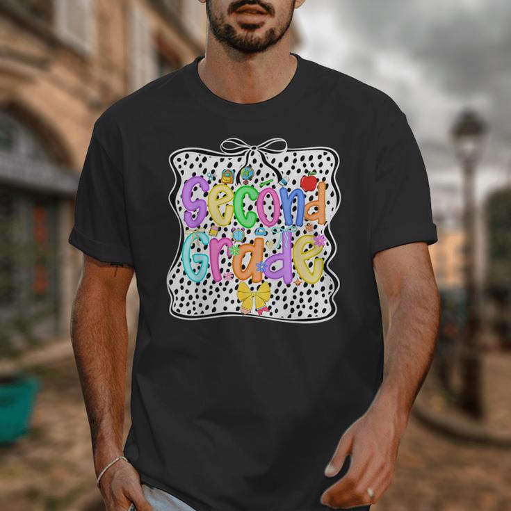 Back To School Second Grade Girls 2nd Grade Dalmatian Dots Unisex T-Shirt Back To School Second Grade Girls 2nd Grade Dalmatian Dots Unisex T-Shirt