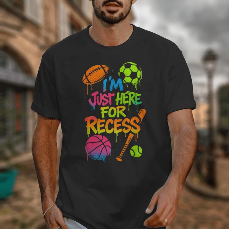 Back To School Sports Basketball Football Recess Unisex T-Shirt Back To School Sports Basketball Football Recess Unisex T-Shirt