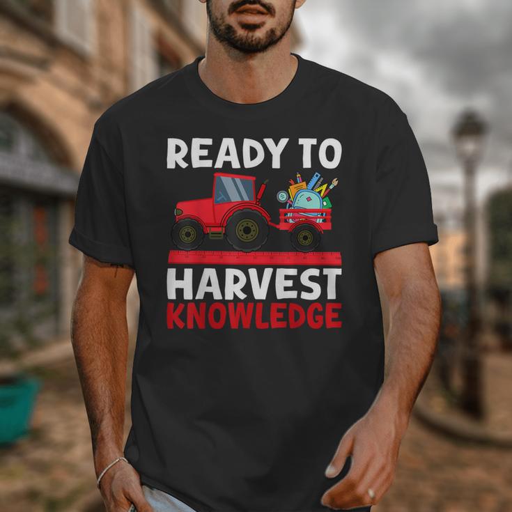 Back To School Tractor Farmer Boys First Day Of School Kids Unisex T-Shirt Back To School Tractor Farmer Boys First Day Of School Kids Unisex T-Shirt