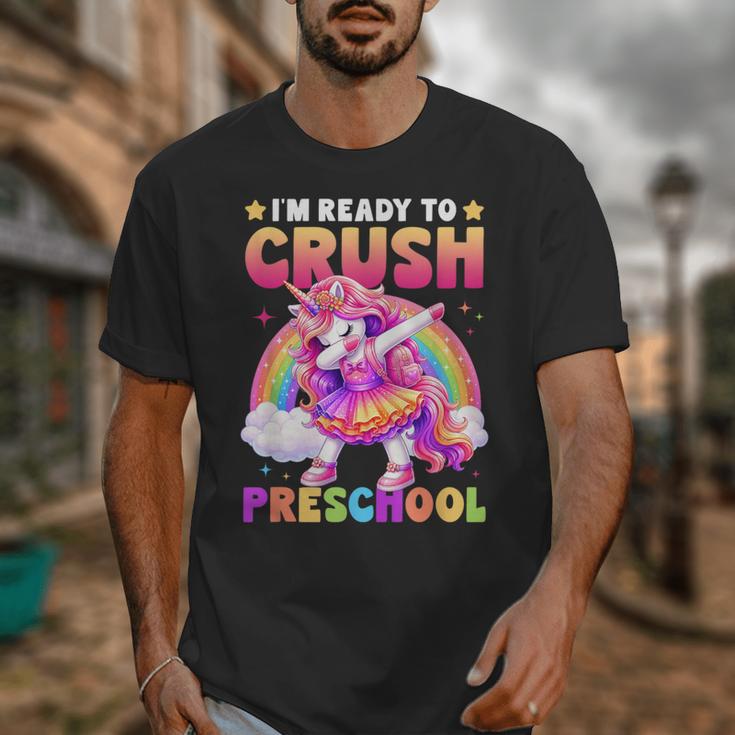 Back To School Unicorn Girls I'm Ready To Crush Preschool Unisex T-Shirt Back To School Unicorn Girls I'm Ready To Crush Preschool Unisex T-Shirt