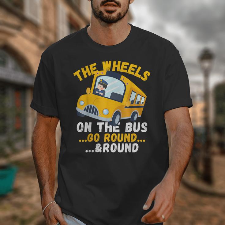 Back To School The Wheels On The Bus Go Round And Round Kids Unisex T-Shirt Back To School The Wheels On The Bus Go Round And Round Kids Unisex T-Shirt