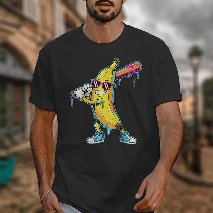 Banana Baseball Drip Kids Youth Boys Girls Unisex T-Shirt Banana Baseball Drip Kids Youth Boys Girls Unisex T-Shirt