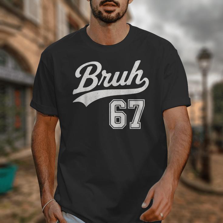 Baseball 6 7 Bruh Number 67 Six Seven Meme Boys Kids Unisex T-Shirt