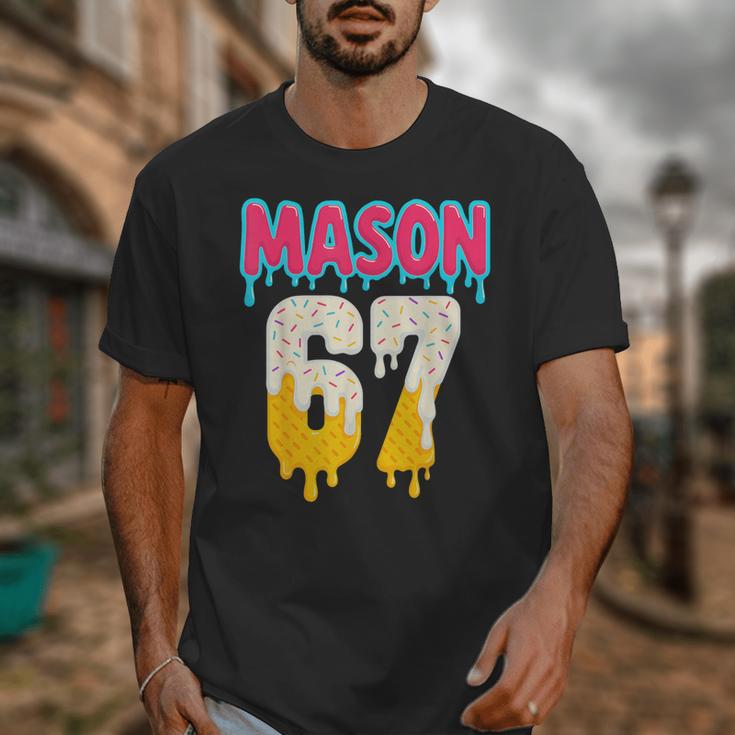 Baseball 6 7 Ice Cream Drip Number 67 Six Seven Meme Unisex T-Shirt Baseball 6 7 Ice Cream Drip Number 67 Six Seven Meme Unisex T-Shirt