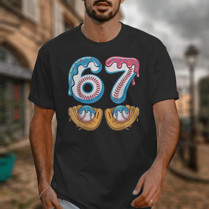 Baseball 67 Ice Cream Drip 67 Meme Player T-Shirt Unisex T-Shirt