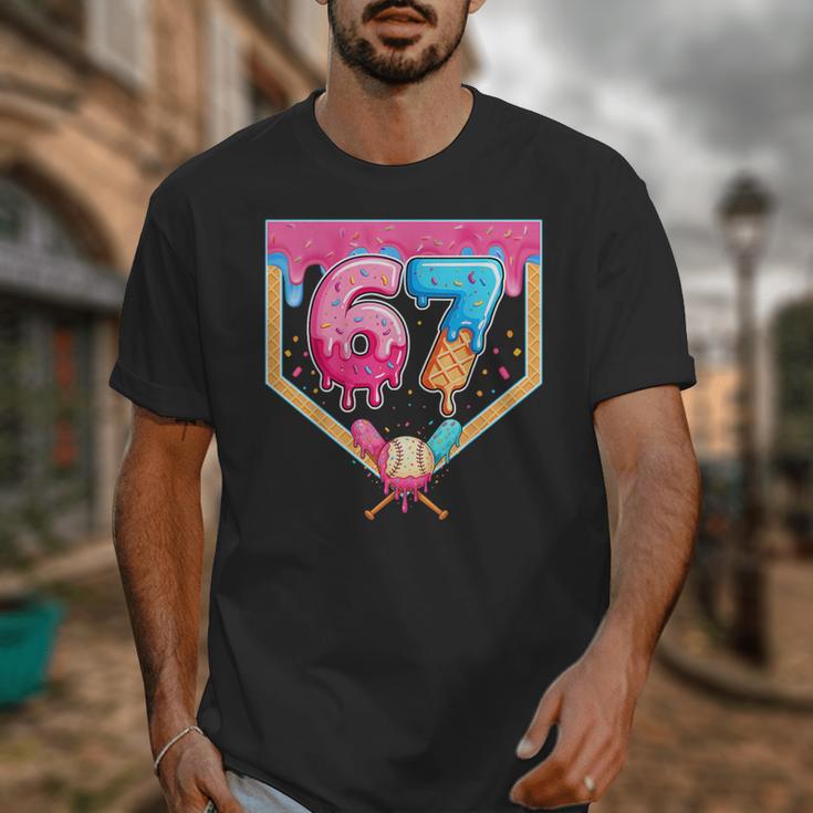 Baseball 67 Six Seven Meme Drip 6 7 Boys Girl Kids Unisex T-Shirt Baseball 67 Six Seven Meme Drip 6 7 Boys Girl Kids Unisex T-Shirt