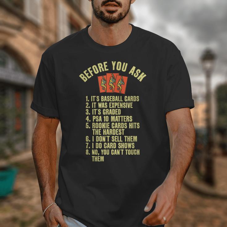 Baseball Card Collector Baseball Card Trading Unisex T-Shirt Baseball Card Collector Baseball Card Trading Unisex T-Shirt