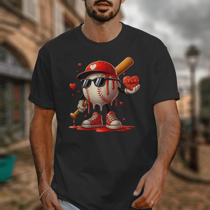 Baseball Drip Ice Cream Apparel Youth Boy Valentine Unisex T-Shirt Baseball Drip Ice Cream Apparel Youth Boy Valentine Unisex T-Shirt