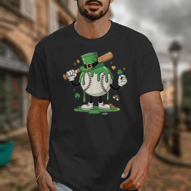 Baseball Drip Ice Cream Boys Kids Shamrock St Patricks Day Unisex T-Shirt Baseball Drip Ice Cream Boys Kids Shamrock St Patricks Day Unisex T-Shirt