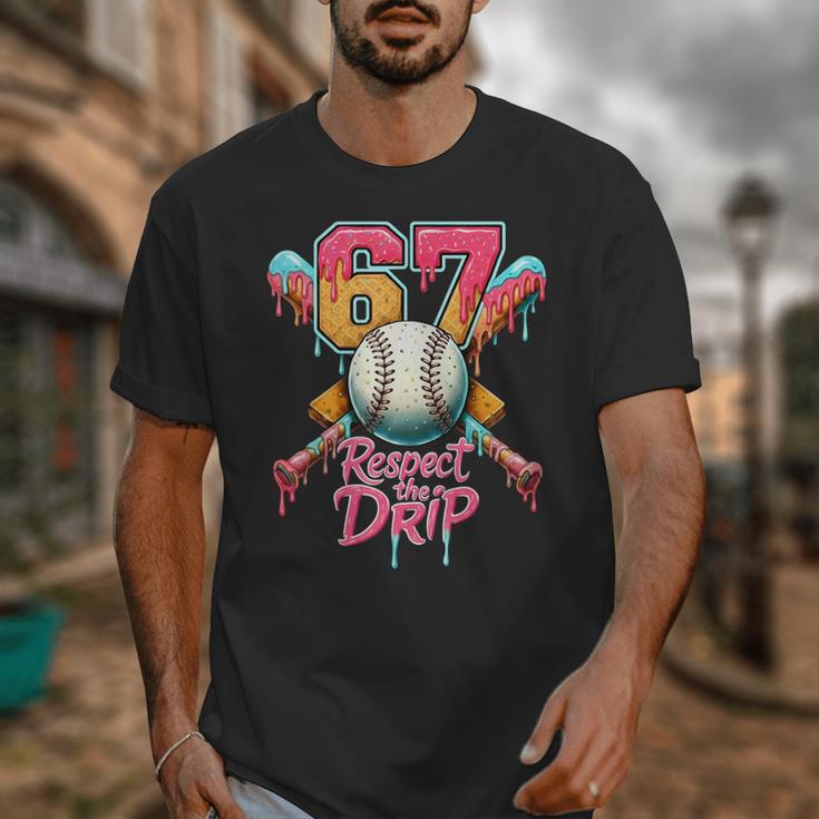 Baseball Drip Number 67 Player Sport For Men Women Kids Unisex T-Shirt Baseball Drip Number 67 Player Sport For Men Women Kids Unisex T-Shirt