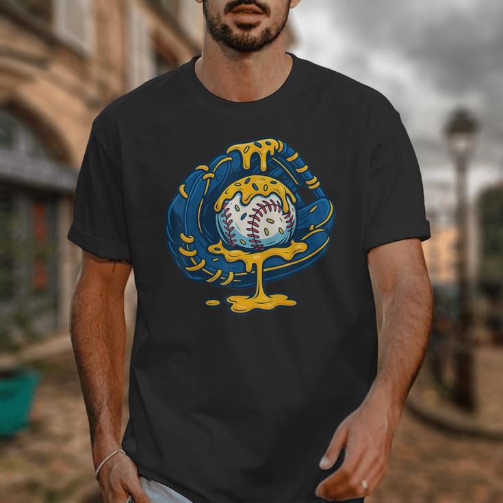 Baseball Drip Team For Boys Ice Cream Cool Unisex T-Shirt