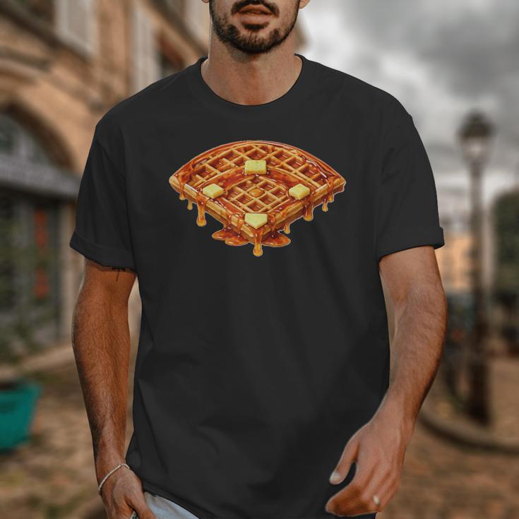 Baseball Dripping Waffle Field Unisex T-Shirt