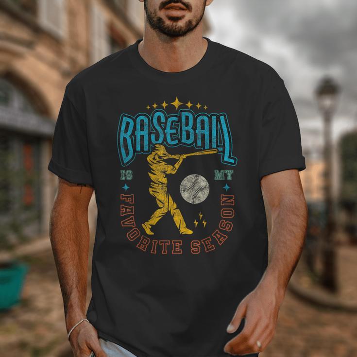 Baseball Is My Favorite Season Player Coach Fan Game Day Unisex T-Shirt Baseball Is My Favorite Season Player Coach Fan Game Day Unisex T-Shirt