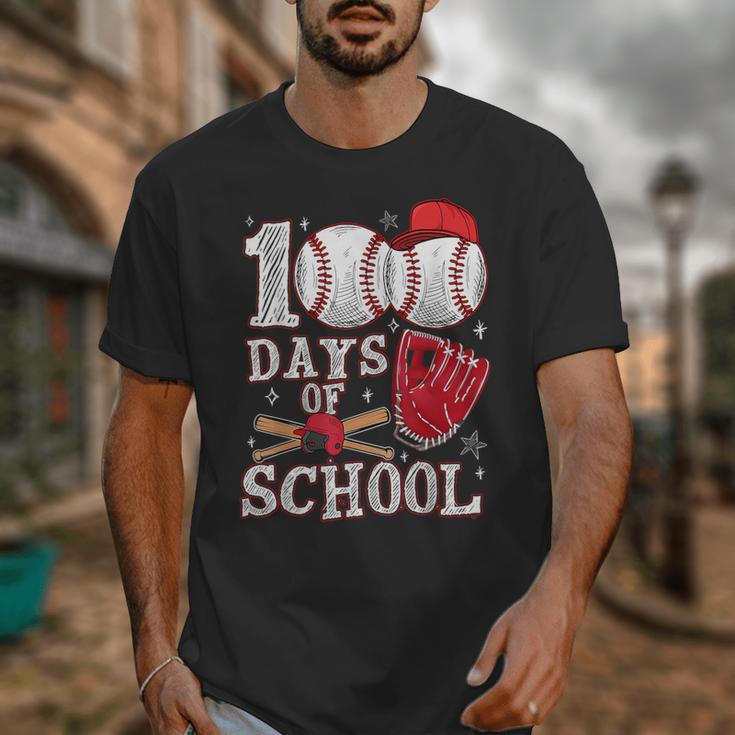 Baseball Happy 100 Days Of School Boy Girl Kid Teacher Unisex T-Shirt Baseball Happy 100 Days Of School Boy Girl Kid Teacher Unisex T-Shirt
