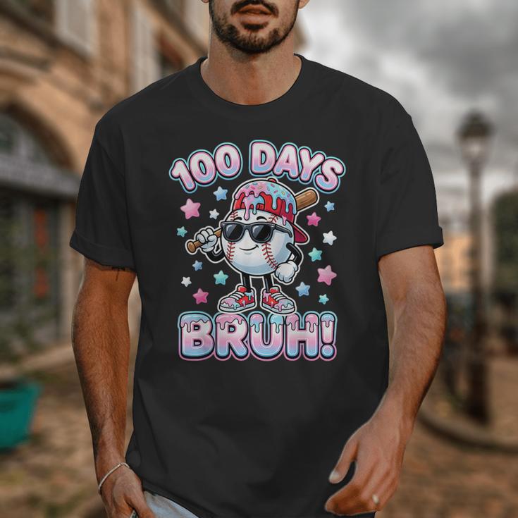 Baseball Ice Cram Drip 100 Days Of School 100th Boys Youth Unisex T-Shirt Baseball Ice Cram Drip 100 Days Of School 100th Boys Youth Unisex T-Shirt