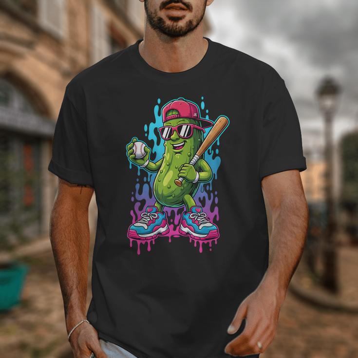Baseball Ice Cream Drip Boys And Girls Batter Game Day Unisex T-Shirt Baseball Ice Cream Drip Boys And Girls Batter Game Day Unisex T-Shirt