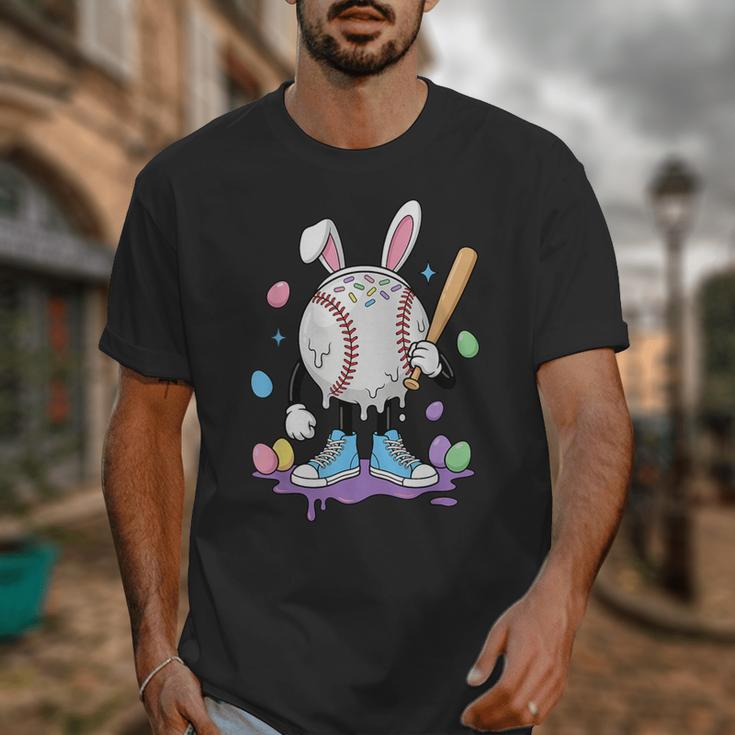 Baseball Ice Cream Drip Youth Boys Cute Easter Sports Unisex T-Shirt Baseball Ice Cream Drip Youth Boys Cute Easter Sports Unisex T-Shirt
