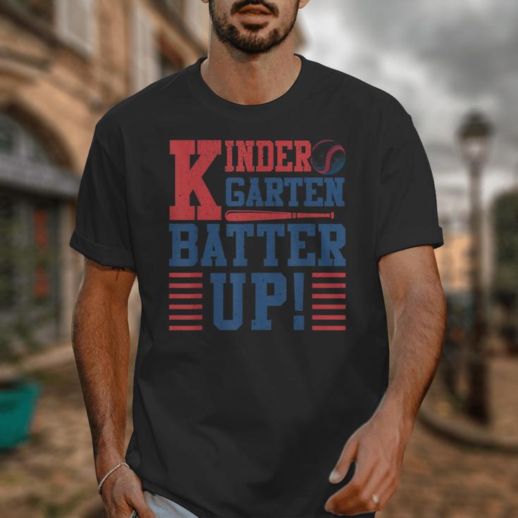 Baseball Kindergarten Back To School Kindergarten Batter Up Unisex T-Shirt Baseball Kindergarten Back To School Kindergarten Batter Up Unisex T-Shirt
