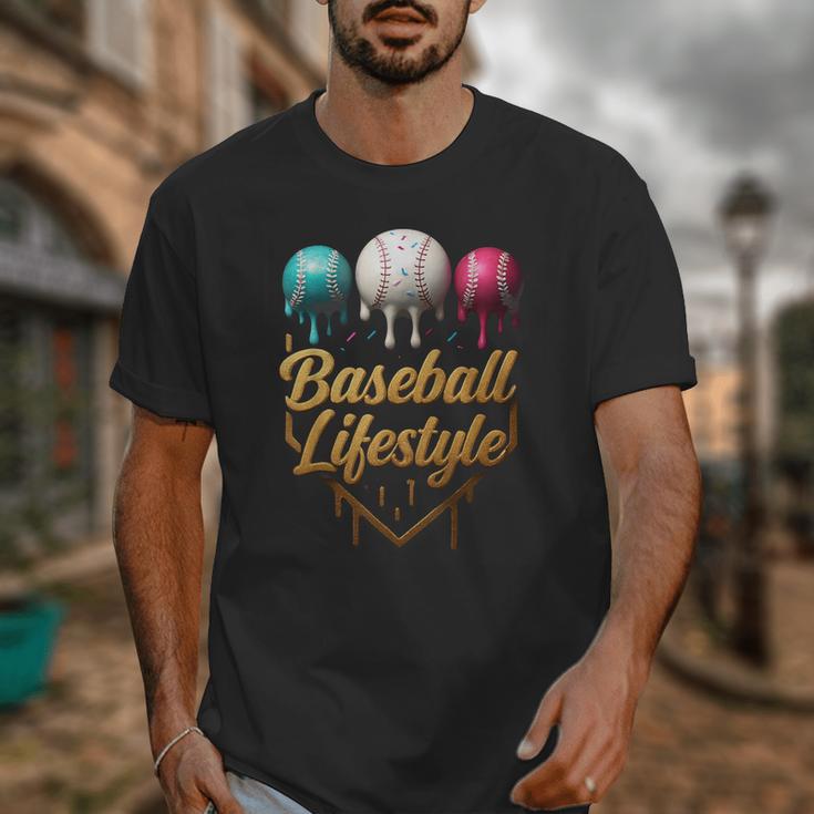 Baseball Lifestyle Drip Unisex T-Shirt