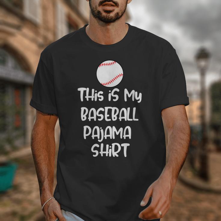 This Is My Baseball Pajama Shirt For Players Teens Boys Girl Unisex T-Shirt This Is My Baseball Pajama Shirt For Players Teens Boys Girl Unisex T-Shirt