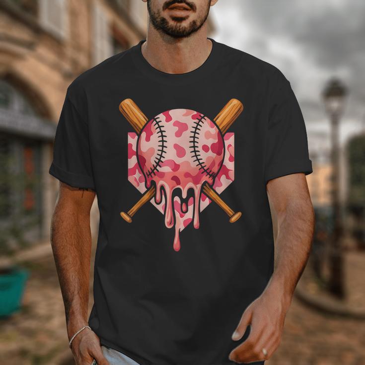 Baseball Pink Camo Ice Cream Youth Boys Girls Unisex T-Shirt Baseball Pink Camo Ice Cream Youth Boys Girls Unisex T-Shirt