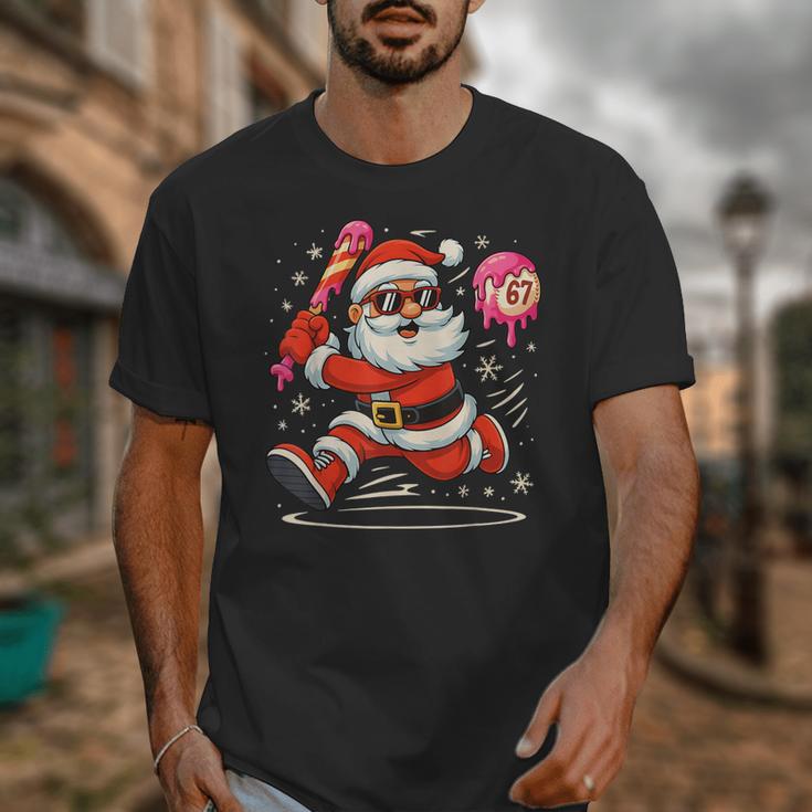 Baseball Santa 67 Baseball Christmas Pajamas Xmas Men Boy 67 Unisex T-Shirt Baseball Santa 67 Baseball Christmas Pajamas Xmas Men Boy 67 Unisex T-Shirt
