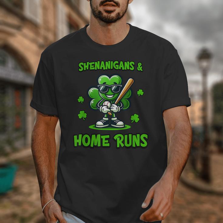 Baseball St Patrick's Day Irish Shamrock Trendy Unisex T-Shirt