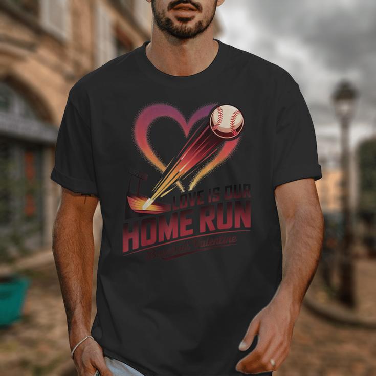 Baseball Valentine Love Is Our Home Run Apparel Unisex T-Shirt Baseball Valentine Love Is Our Home Run Apparel Unisex T-Shirt