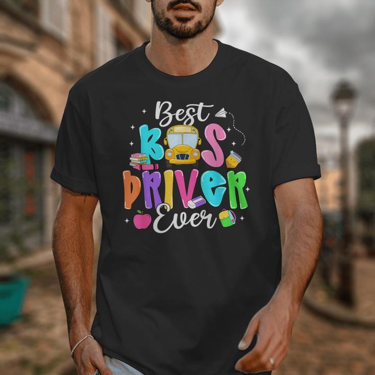 Best Bus Driver Ever Back To School Unisex T-Shirt