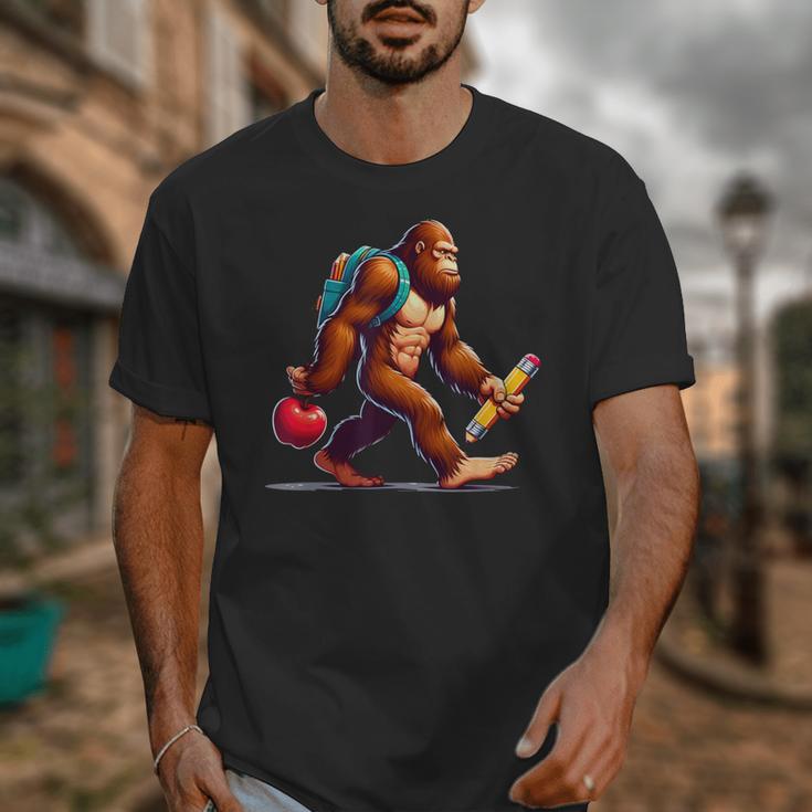 Bigfoot Lovers Pencil Back To School Kids Boys Girls Unisex T-Shirt Bigfoot Lovers Pencil Back To School Kids Boys Girls Unisex T-Shirt