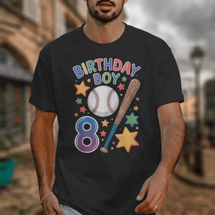 Birthday Boy 8th Birthday Baseball Unisex T-Shirt Birthday Boy 8th Birthday Baseball Unisex T-Shirt