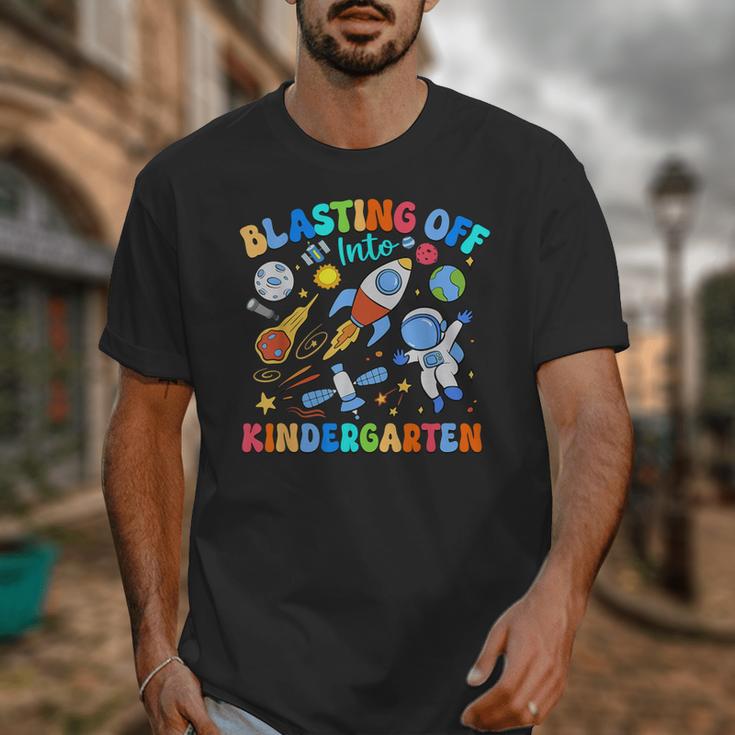 Blasting Off Into Kindergarten Back To School Boys Kid Unisex T-Shirt Blasting Off Into Kindergarten Back To School Boys Kid Unisex T-Shirt
