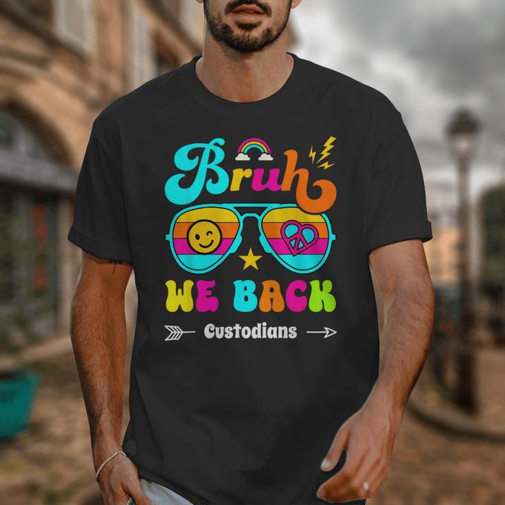 Bruh We Back Custodian Back To School Unisex T-Shirt