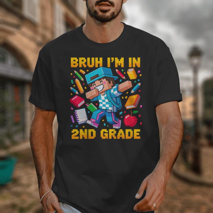 Bruh I'm In 2nd Grade Dabbing Boys Kids Gamer Back To School Unisex T-Shirt