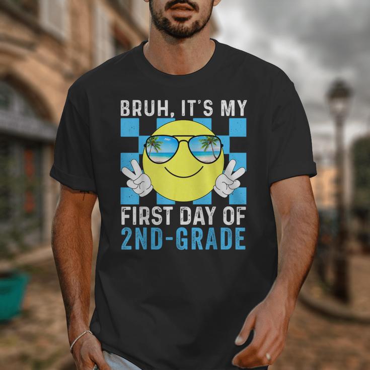 Bruh It's My First Day Of 2nd-Grade Back To School Kids Boys Unisex T-Shirt Bruh It's My First Day Of 2nd-Grade Back To School Kids Boys Unisex T-Shirt