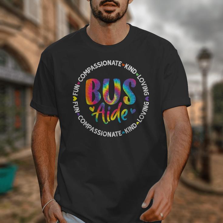 Bus Driver Aide Back To School Bus Driver Tie Dye Unisex T-Shirt