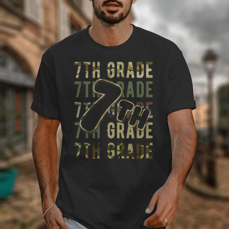 Camo Team Squad 7th Grade Back To School Kids Boys Unisex T-Shirt Camo Team Squad 7th Grade Back To School Kids Boys Unisex T-Shirt
