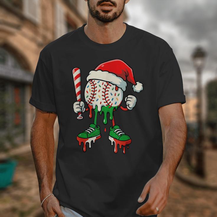 Christmas Baseball Drip For Boys Ice Cream Drip Baseball Unisex T-Shirt Christmas Baseball Drip For Boys Ice Cream Drip Baseball Unisex T-Shirt