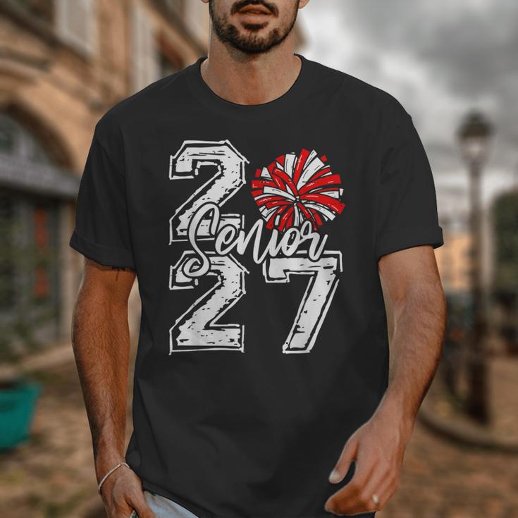 Class Of 2027 Cheer Red Senior 2027 Back To School Unisex T-Shirt Class Of 2027 Cheer Red Senior 2027 Back To School Unisex T-Shirt