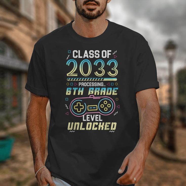 Class 2033 Gaming 6th Grade Level Unlocked Back To School Unisex T-Shirt Class 2033 Gaming 6th Grade Level Unlocked Back To School Unisex T-Shirt