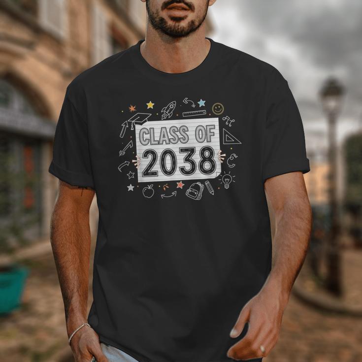 Class Of 2038 Grow Wiith Me School Back To School First Day Unisex T-Shirt Class Of 2038 Grow Wiith Me School Back To School First Day Unisex T-Shirt