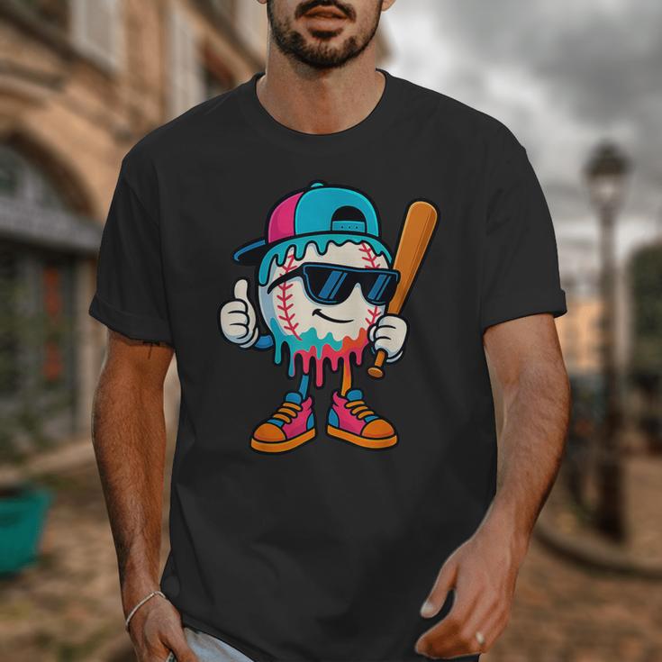 Cool Baseball Drip For Boys Ice Cream Drip Baseball Kids Unisex T-Shirt Cool Baseball Drip For Boys Ice Cream Drip Baseball Kids Unisex T-Shirt
