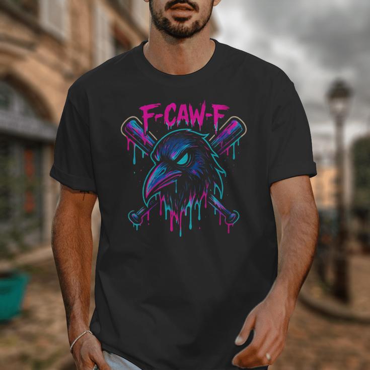 Cool Baseball F Caw F Crow Fcawf Raven Fawk Off Bird Unisex T-Shirt