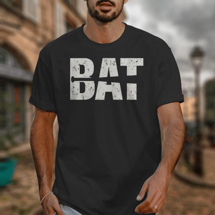 Cool Bat Dad Baseball Tee Women Kids Unisex T-Shirt