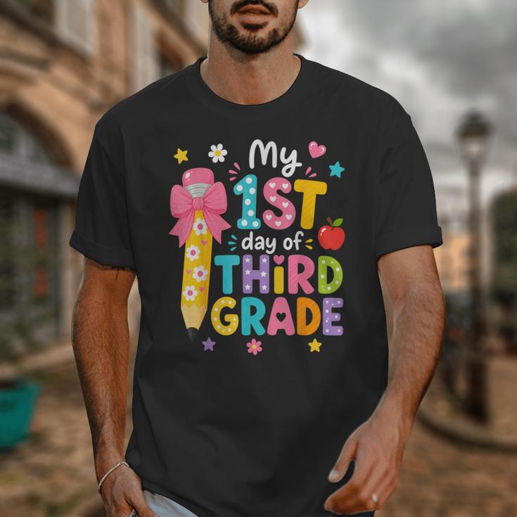 Cute My 1st Day Of Third Grade Pencil Back To School Girls Unisex T-Shirt Cute My 1st Day Of Third Grade Pencil Back To School Girls Unisex T-Shirt