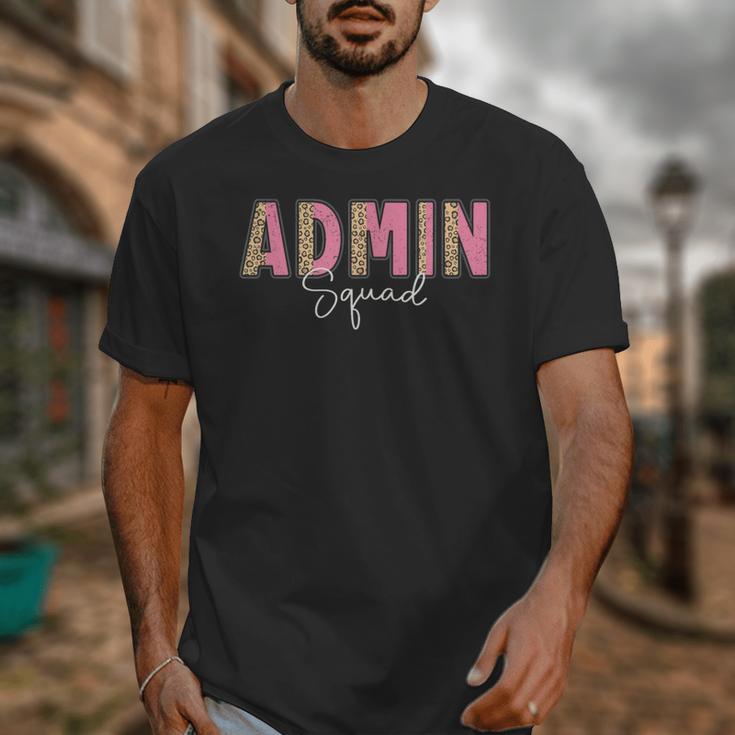 Cute Admin Squad Crew Team Back To School Administration Unisex T-Shirt