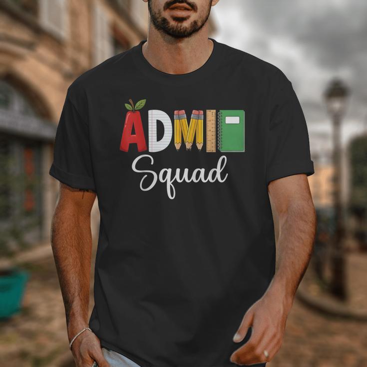 Cute Admin Squad Crew Team Back To School Office Staff Team Unisex T-Shirt Cute Admin Squad Crew Team Back To School Office Staff Team Unisex T-Shirt