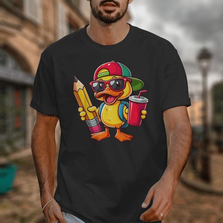 Cute Duck Lover Pencil Back To School Kids Boys Girls Unisex T-Shirt Cute Duck Lover Pencil Back To School Kids Boys Girls Unisex T-Shirt